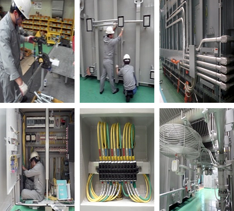 결선작업(WIRING) 사진