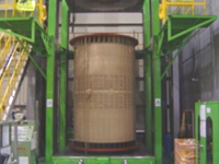 권선 높이 조정을 위한 SIZING 작업 사진